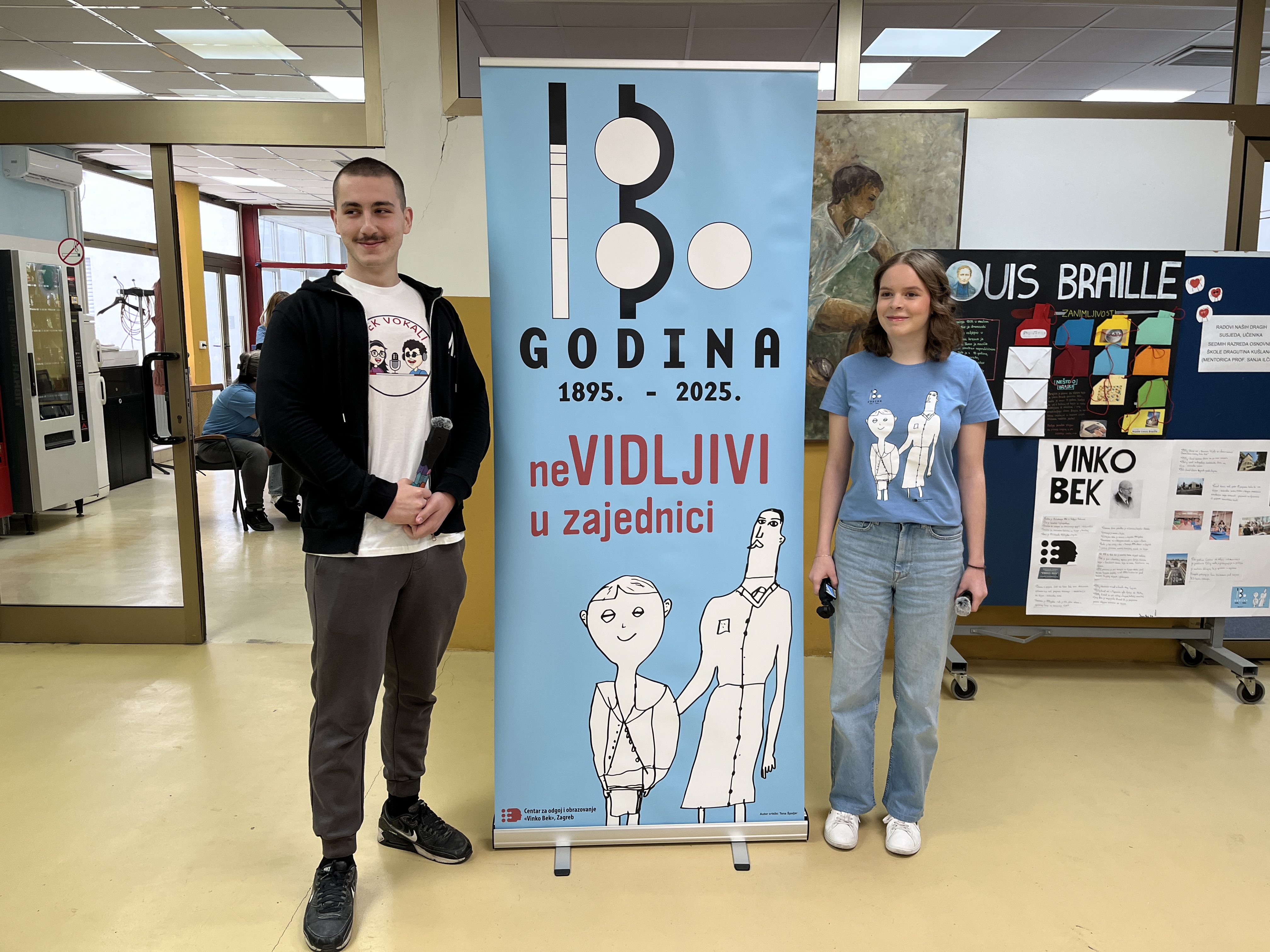 Reporteri posebne epizode DUBa za Dan otovrenih vrata, Marin i Danijela