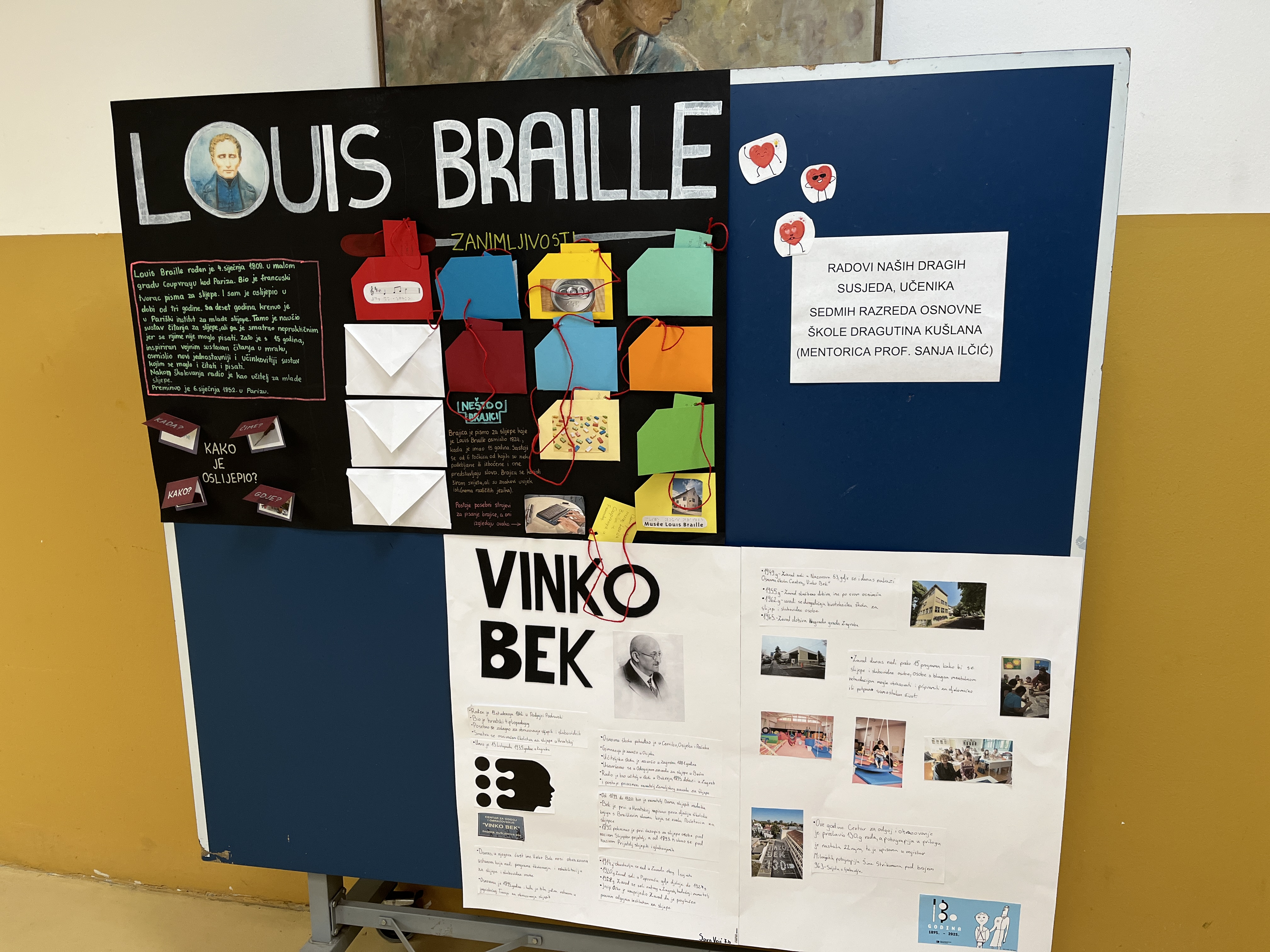 Plakat učenika susjedne škole