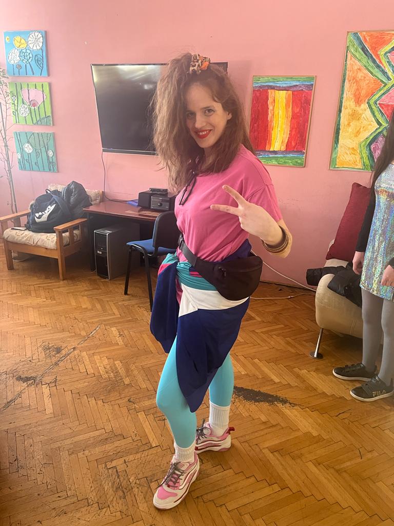 Milena Dravić u punom fitnes outfitu