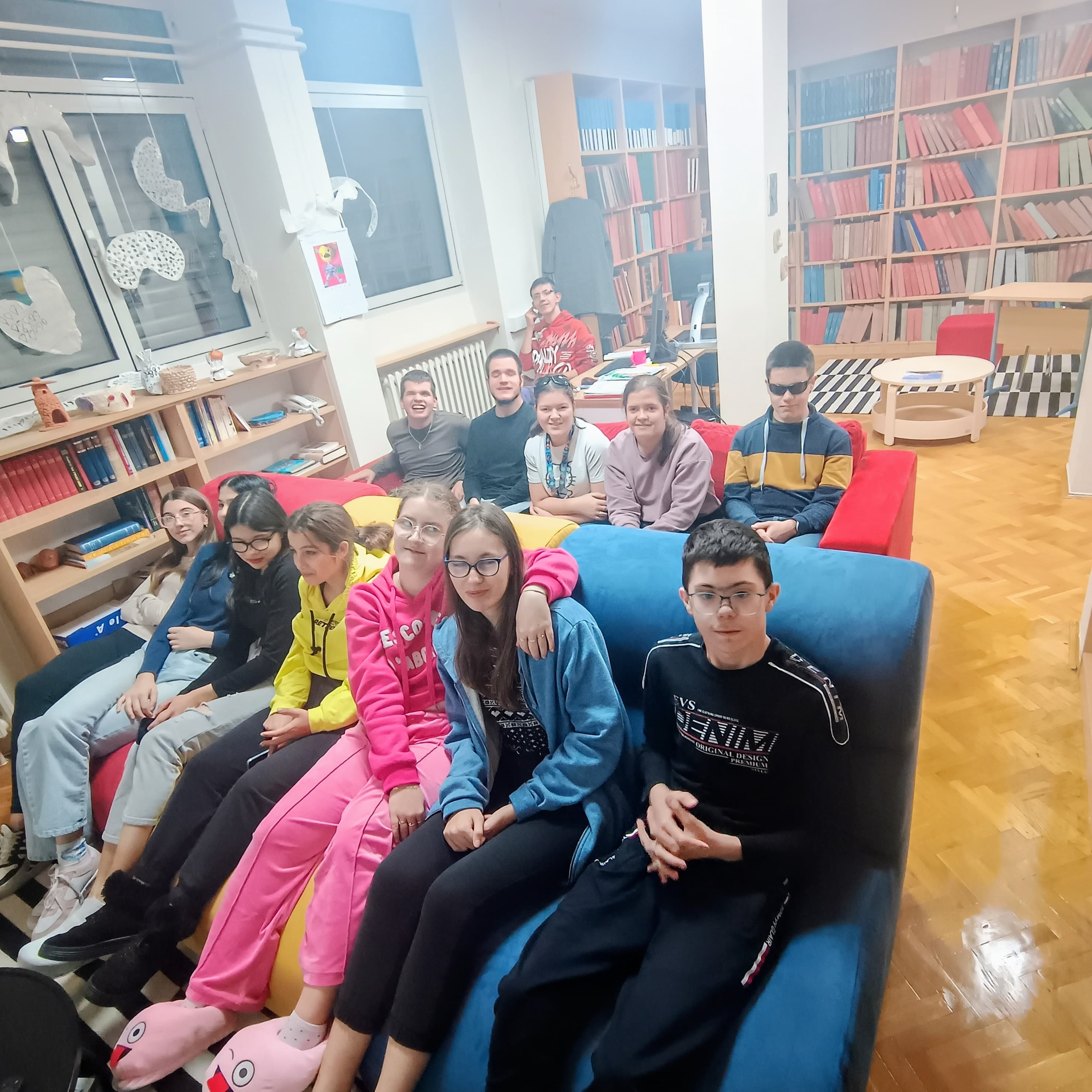 Udobna atmosfera tijekom gledanja filma