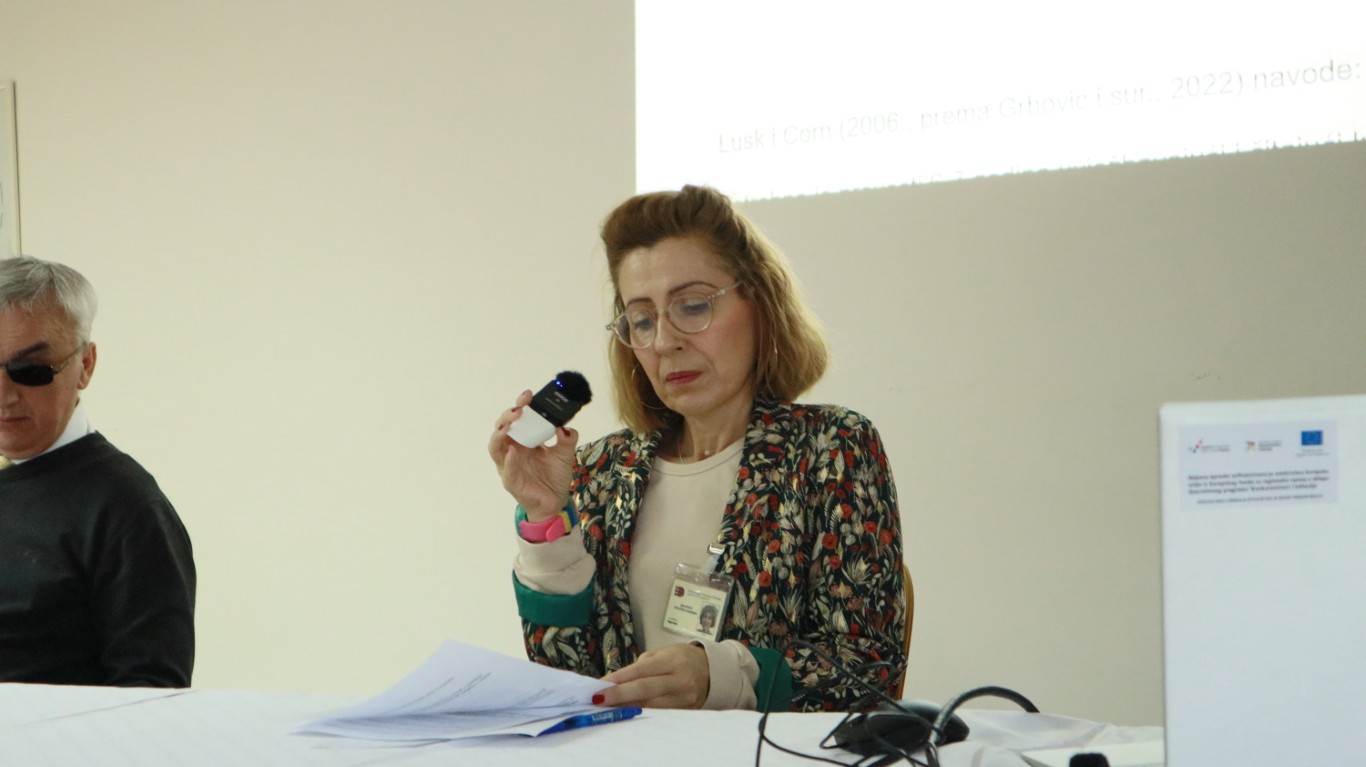 Maja Kević prilikom izlaganja